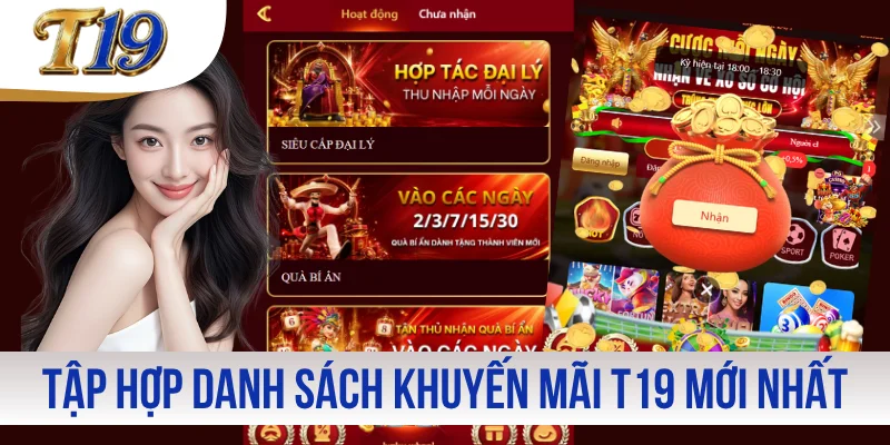 Tập hợp danh sách khuyến mãi T19 mới nhất